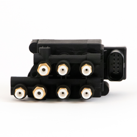 Solenoid valve block for air supply systems